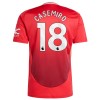 Camisola + Calções Manchester United Casemiro 18 Criança Equipamento 1ª 24/25